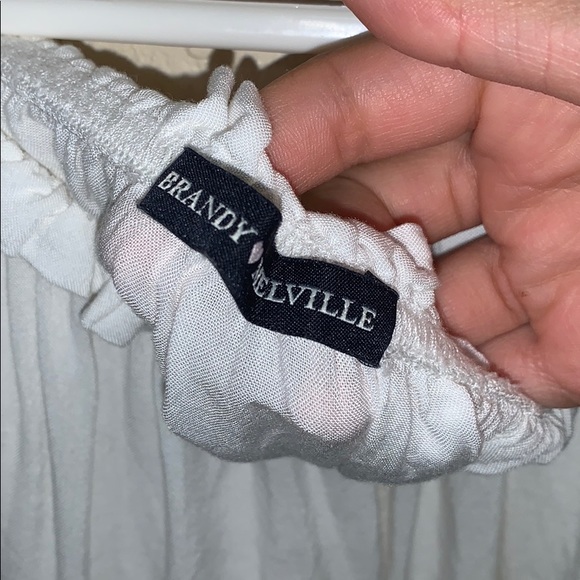 Brandy Melville white off the shoulder top - Picture 5 of 5